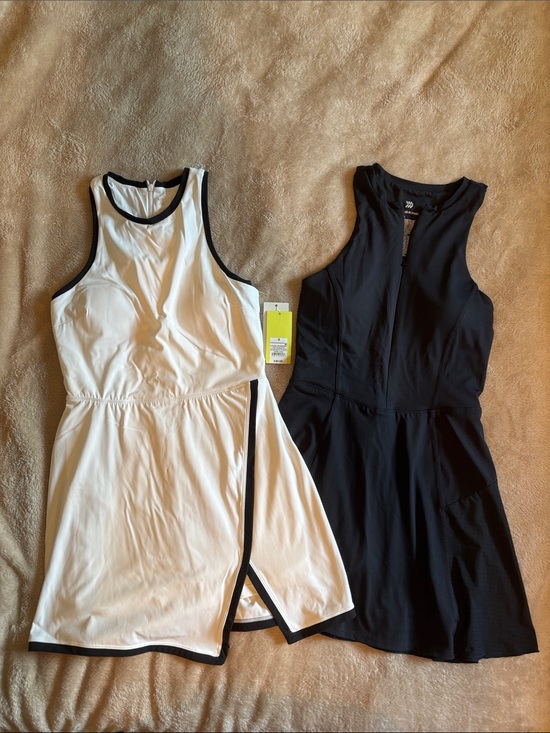 all in motion Pants - all in motion White and Black Active Romper with Contrast Trim